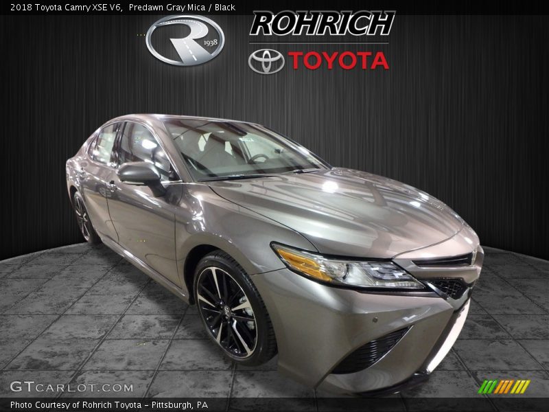 Predawn Gray Mica / Black 2018 Toyota Camry XSE V6