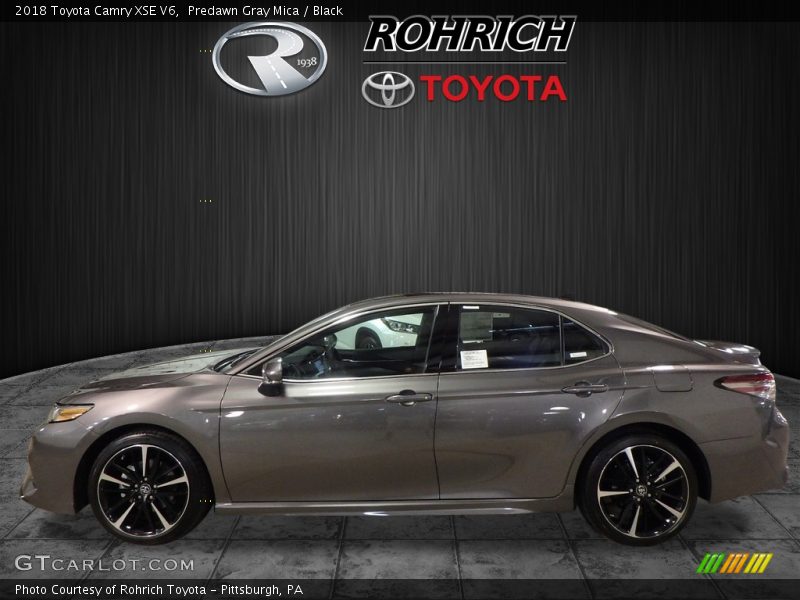 Predawn Gray Mica / Black 2018 Toyota Camry XSE V6
