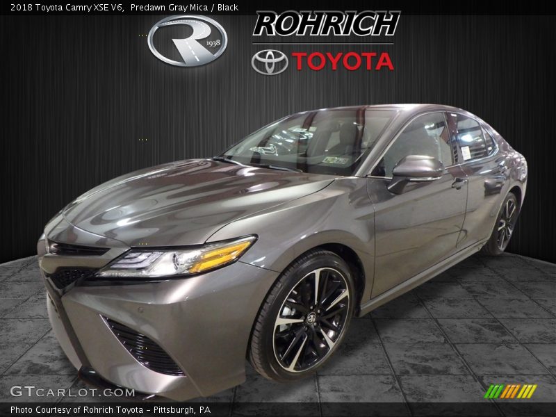 Predawn Gray Mica / Black 2018 Toyota Camry XSE V6