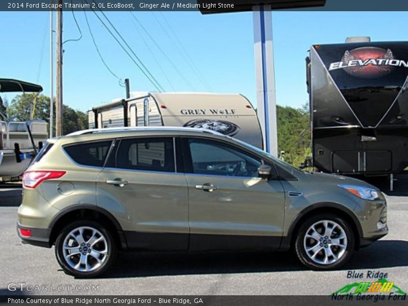 Ginger Ale / Medium Light Stone 2014 Ford Escape Titanium 2.0L EcoBoost