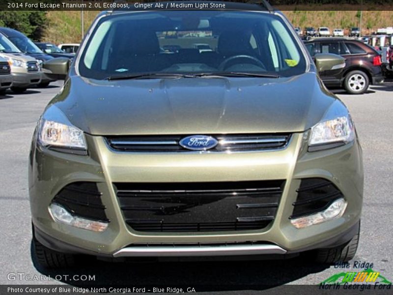 Ginger Ale / Medium Light Stone 2014 Ford Escape Titanium 2.0L EcoBoost