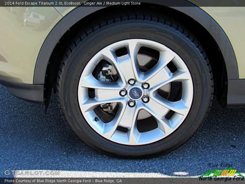 Ginger Ale / Medium Light Stone 2014 Ford Escape Titanium 2.0L EcoBoost