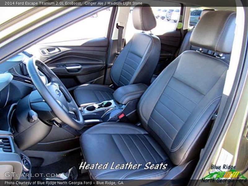 Ginger Ale / Medium Light Stone 2014 Ford Escape Titanium 2.0L EcoBoost
