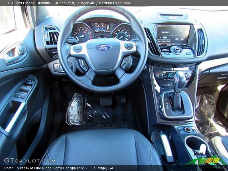 Ginger Ale / Medium Light Stone 2014 Ford Escape Titanium 2.0L EcoBoost