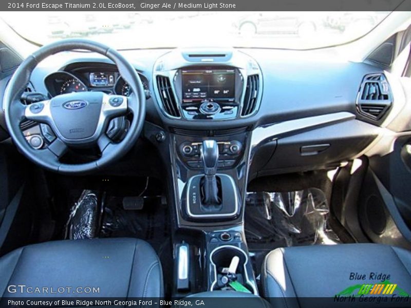 Ginger Ale / Medium Light Stone 2014 Ford Escape Titanium 2.0L EcoBoost