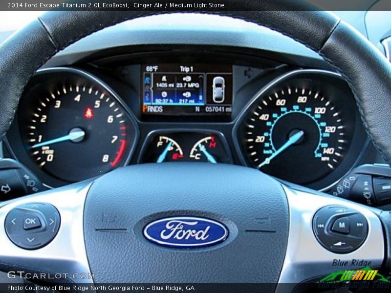 Ginger Ale / Medium Light Stone 2014 Ford Escape Titanium 2.0L EcoBoost
