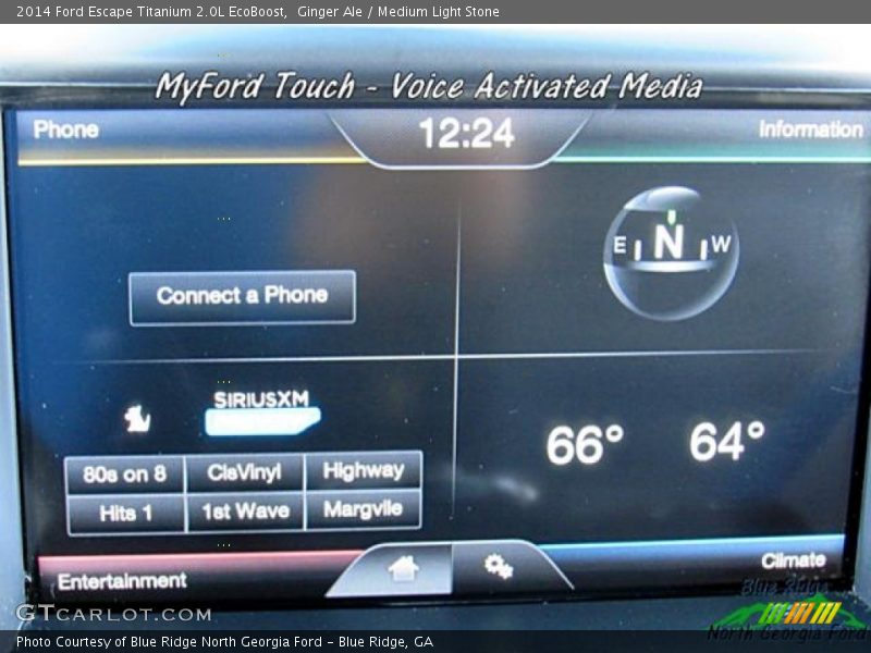 Ginger Ale / Medium Light Stone 2014 Ford Escape Titanium 2.0L EcoBoost
