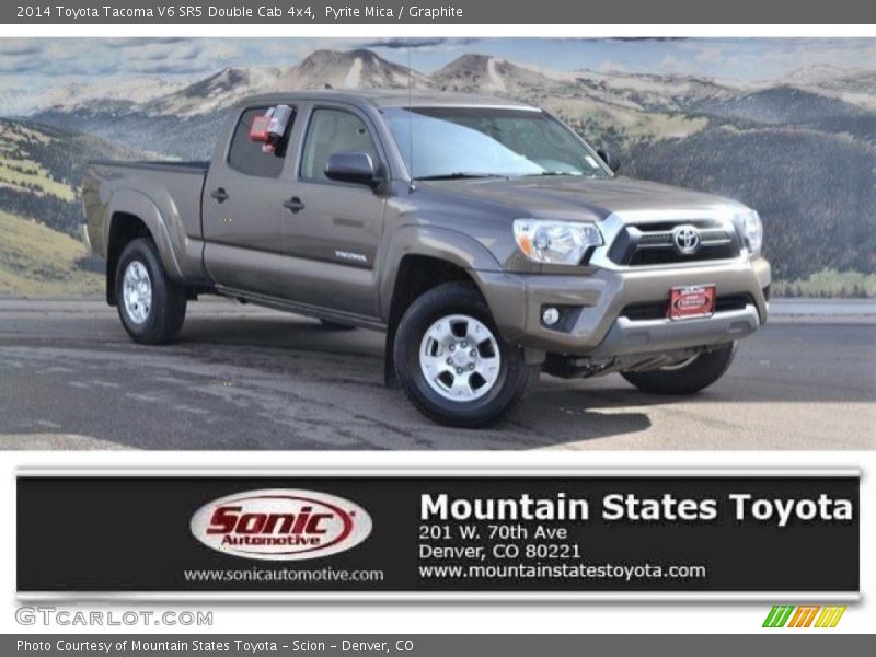 Pyrite Mica / Graphite 2014 Toyota Tacoma V6 SR5 Double Cab 4x4