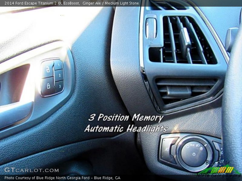 Ginger Ale / Medium Light Stone 2014 Ford Escape Titanium 2.0L EcoBoost