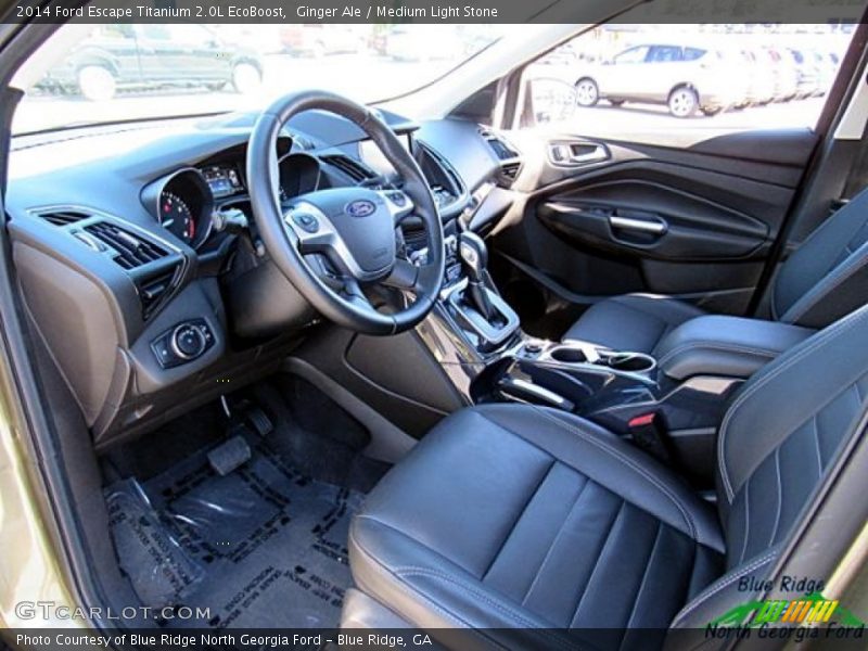 Ginger Ale / Medium Light Stone 2014 Ford Escape Titanium 2.0L EcoBoost