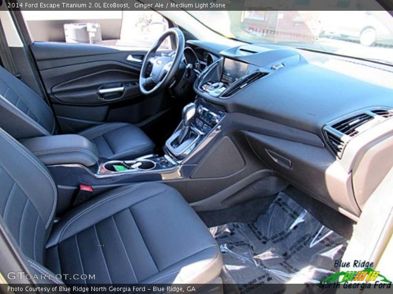 Ginger Ale / Medium Light Stone 2014 Ford Escape Titanium 2.0L EcoBoost