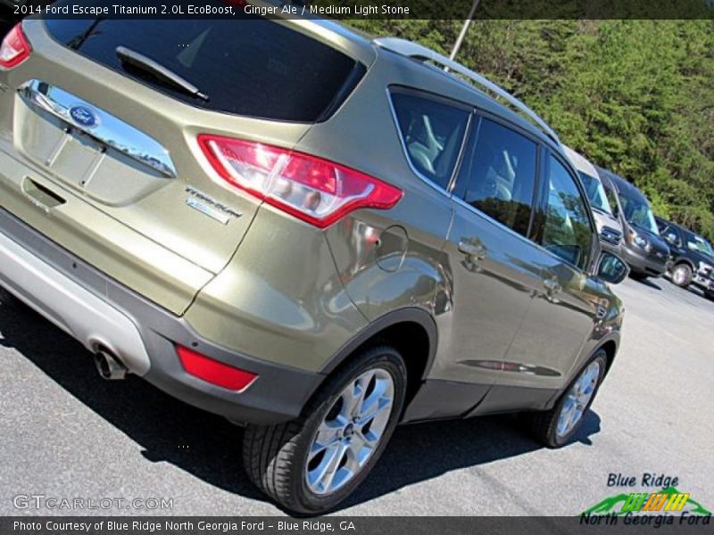 Ginger Ale / Medium Light Stone 2014 Ford Escape Titanium 2.0L EcoBoost