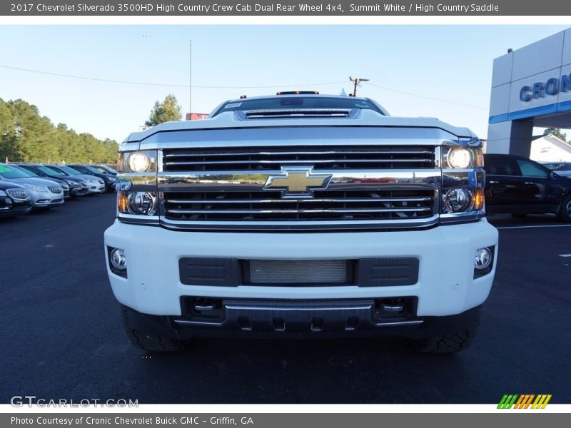 Summit White / High Country Saddle 2017 Chevrolet Silverado 3500HD High Country Crew Cab Dual Rear Wheel 4x4