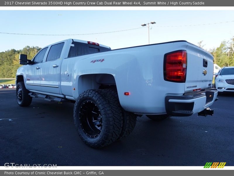 Summit White / High Country Saddle 2017 Chevrolet Silverado 3500HD High Country Crew Cab Dual Rear Wheel 4x4