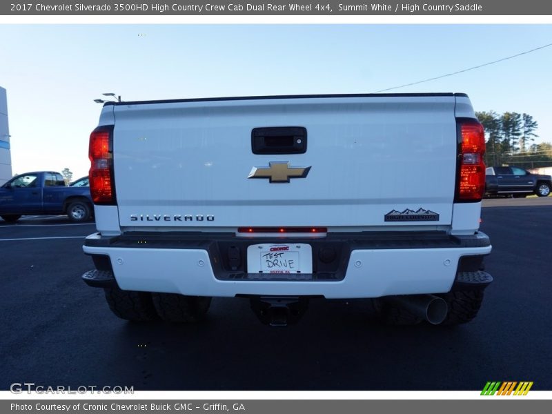 Summit White / High Country Saddle 2017 Chevrolet Silverado 3500HD High Country Crew Cab Dual Rear Wheel 4x4