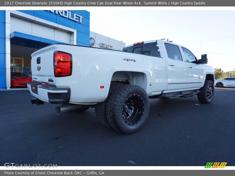 Summit White / High Country Saddle 2017 Chevrolet Silverado 3500HD High Country Crew Cab Dual Rear Wheel 4x4