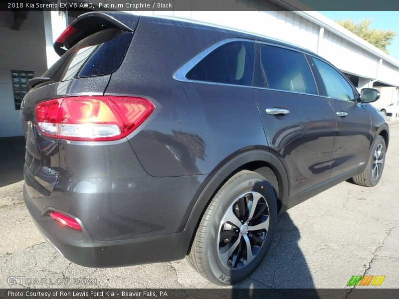 Platinum Graphite / Black 2018 Kia Sorento EX V6 AWD