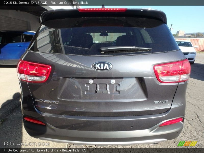 Platinum Graphite / Black 2018 Kia Sorento EX V6 AWD
