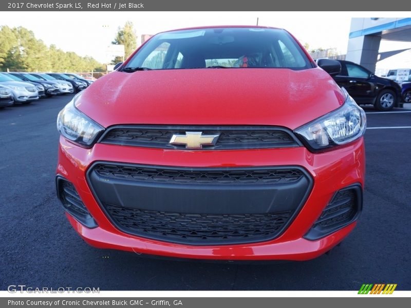 Red Hot / Jet Black 2017 Chevrolet Spark LS