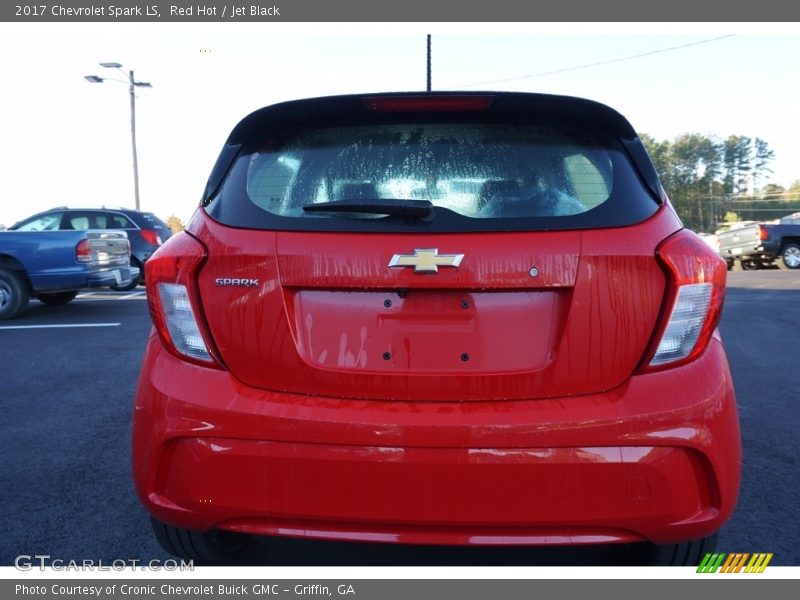 Red Hot / Jet Black 2017 Chevrolet Spark LS
