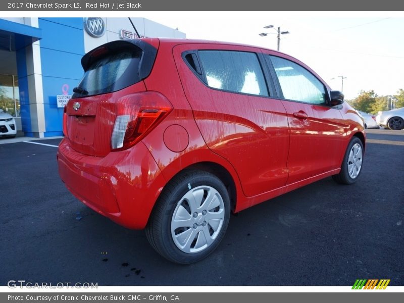 Red Hot / Jet Black 2017 Chevrolet Spark LS
