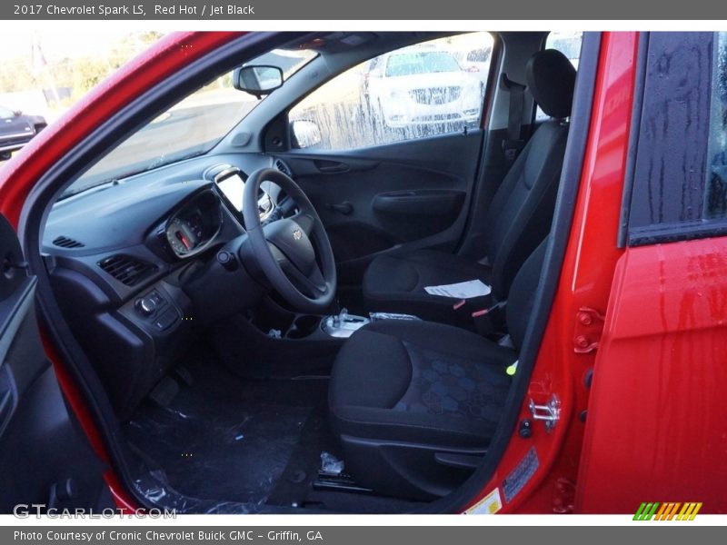 Red Hot / Jet Black 2017 Chevrolet Spark LS