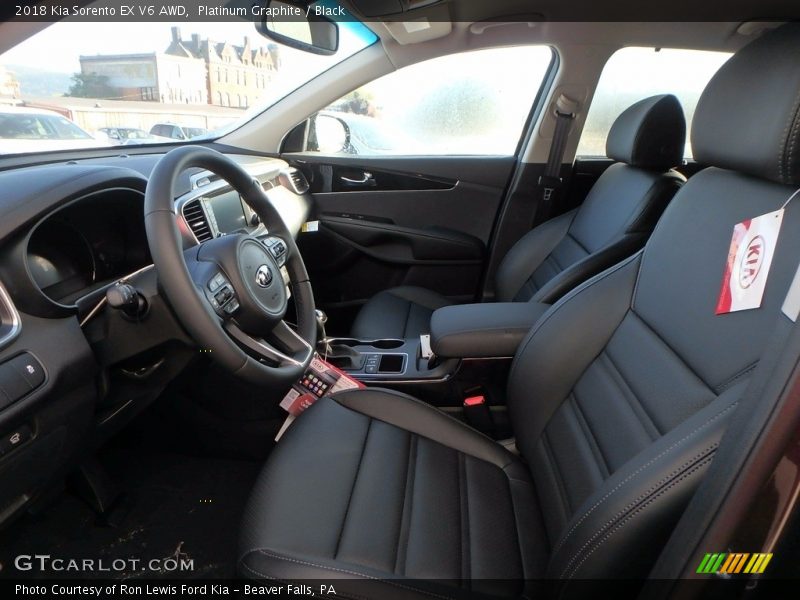 Platinum Graphite / Black 2018 Kia Sorento EX V6 AWD
