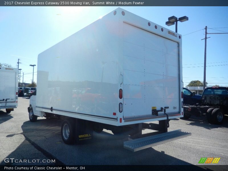 Summit White / Medium Pewter 2017 Chevrolet Express Cutaway 3500 Moving Van