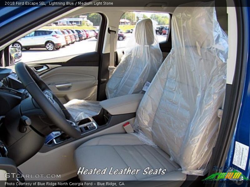 Lightning Blue / Medium Light Stone 2018 Ford Escape SEL
