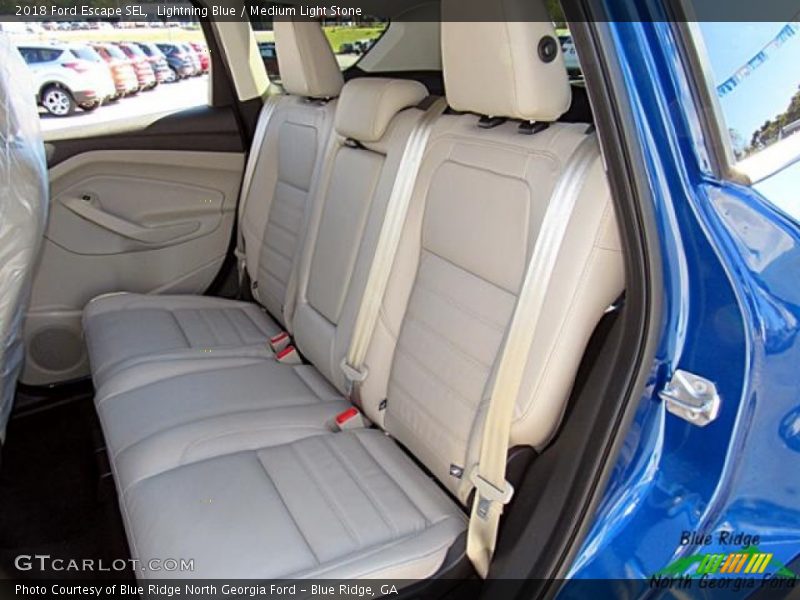 Lightning Blue / Medium Light Stone 2018 Ford Escape SEL