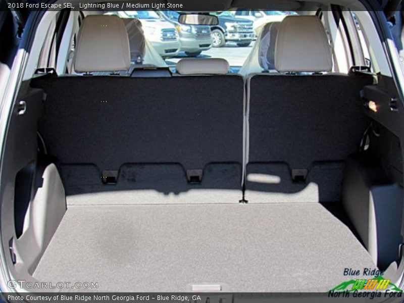 Lightning Blue / Medium Light Stone 2018 Ford Escape SEL