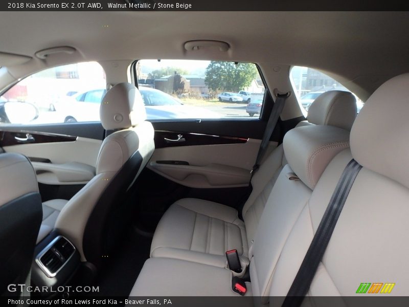 Walnut Metallic / Stone Beige 2018 Kia Sorento EX 2.0T AWD
