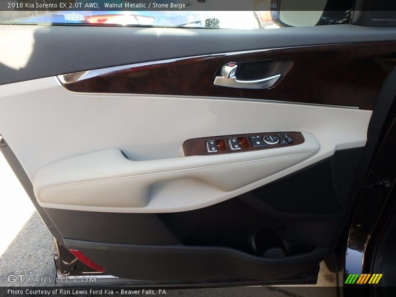 Walnut Metallic / Stone Beige 2018 Kia Sorento EX 2.0T AWD