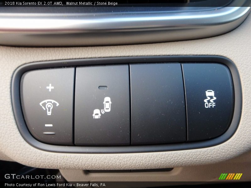 Walnut Metallic / Stone Beige 2018 Kia Sorento EX 2.0T AWD