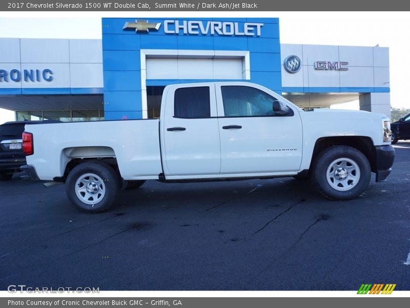 Summit White / Dark Ash/Jet Black 2017 Chevrolet Silverado 1500 WT Double Cab