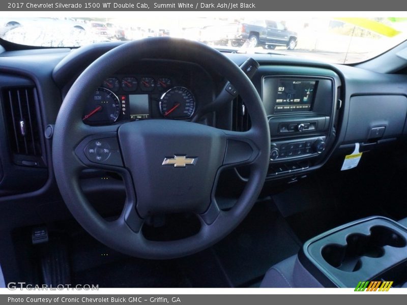Summit White / Dark Ash/Jet Black 2017 Chevrolet Silverado 1500 WT Double Cab