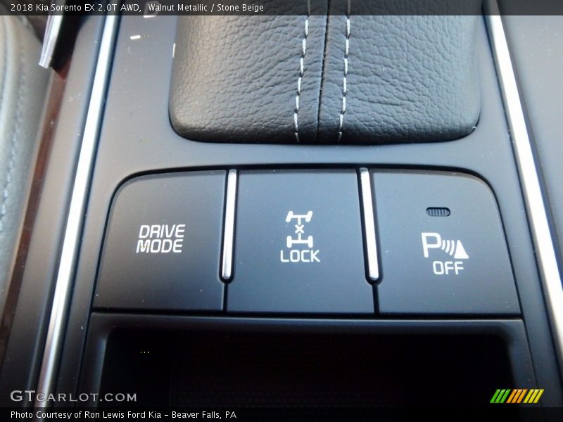 Walnut Metallic / Stone Beige 2018 Kia Sorento EX 2.0T AWD