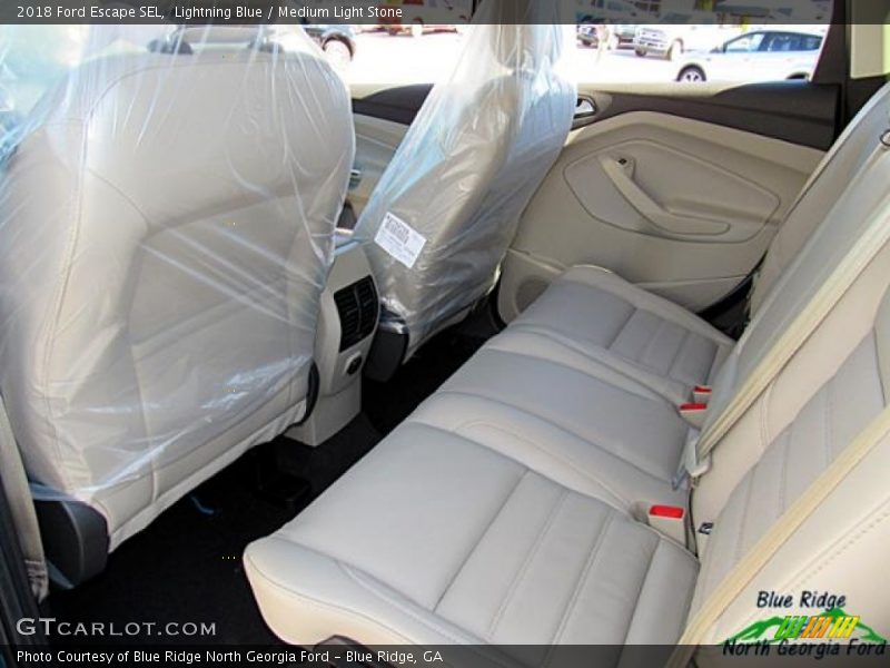 Lightning Blue / Medium Light Stone 2018 Ford Escape SEL