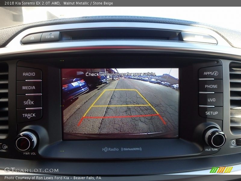 Walnut Metallic / Stone Beige 2018 Kia Sorento EX 2.0T AWD