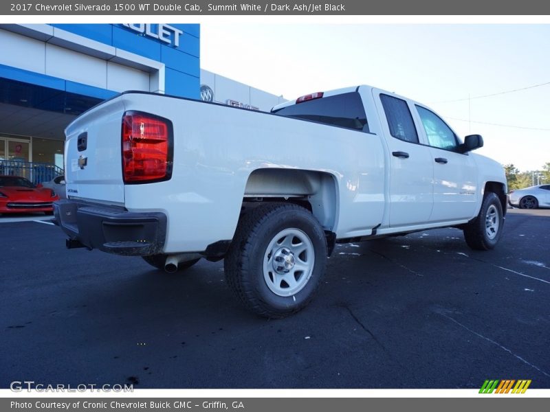 Summit White / Dark Ash/Jet Black 2017 Chevrolet Silverado 1500 WT Double Cab