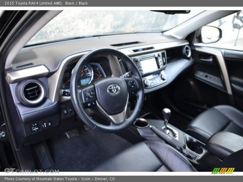 Black / Black 2015 Toyota RAV4 Limited AWD