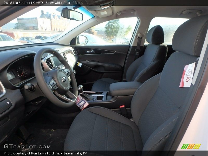 Snow White Pearl / Black 2018 Kia Sorento LX AWD