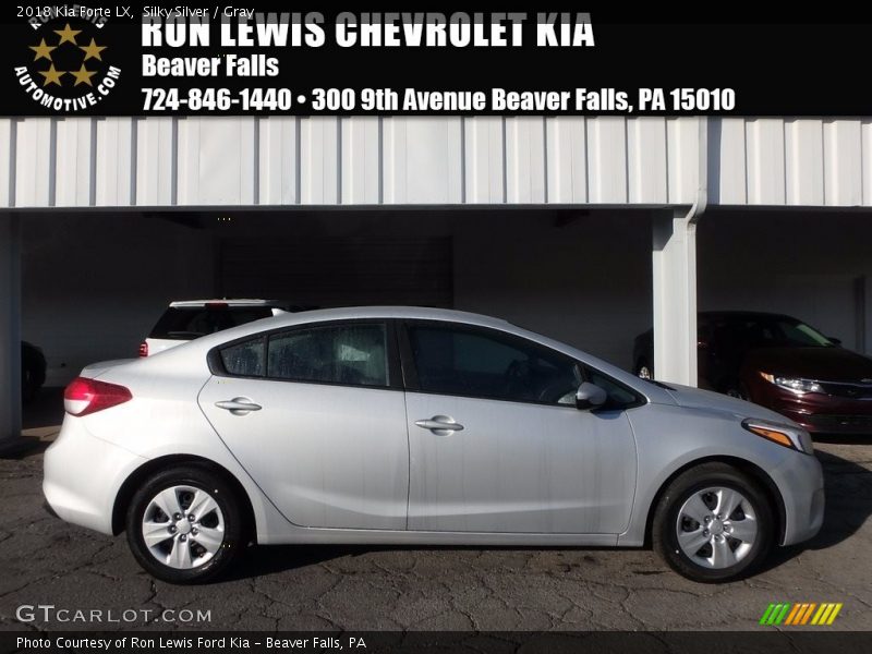 Silky Silver / Gray 2018 Kia Forte LX