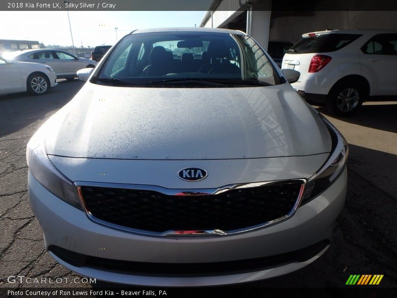Silky Silver / Gray 2018 Kia Forte LX