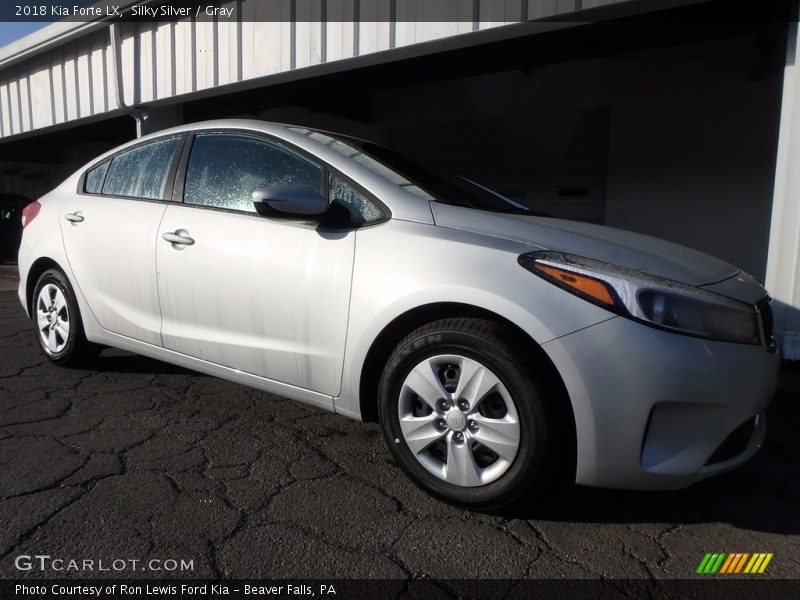 Silky Silver / Gray 2018 Kia Forte LX