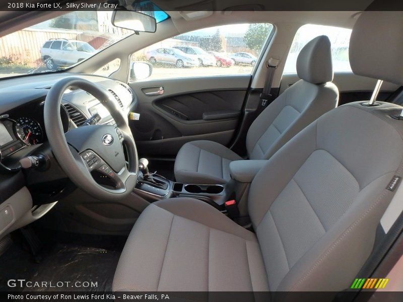 Silky Silver / Gray 2018 Kia Forte LX