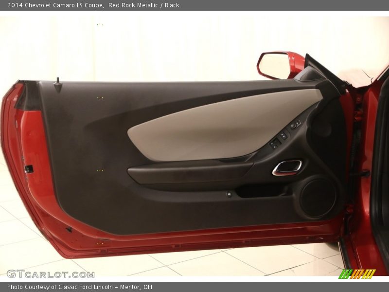 Red Rock Metallic / Black 2014 Chevrolet Camaro LS Coupe