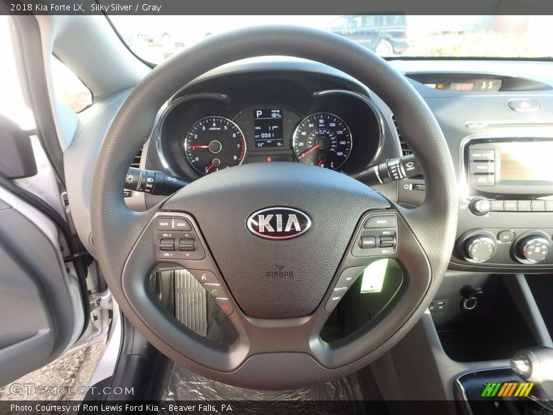 Silky Silver / Gray 2018 Kia Forte LX