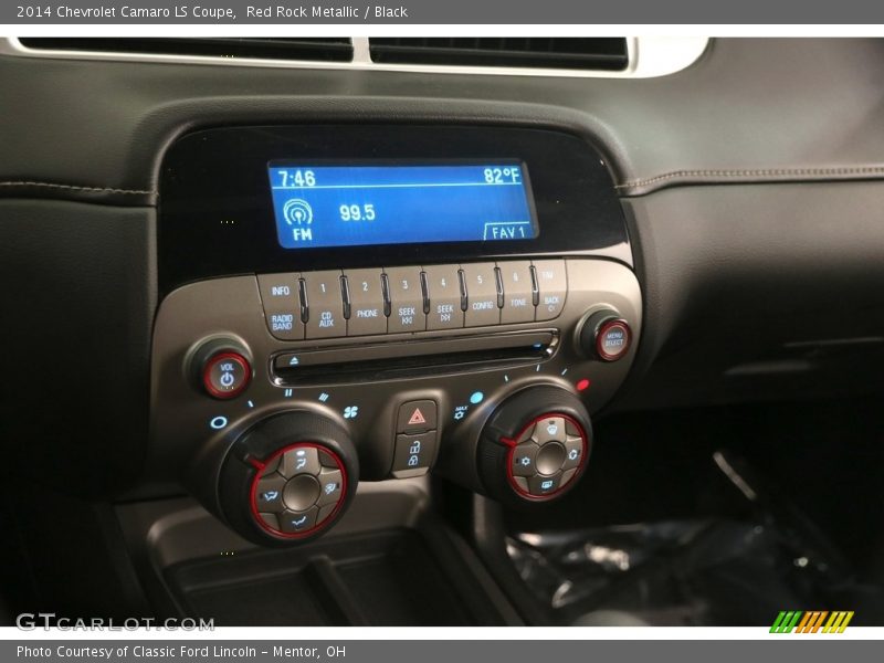 Red Rock Metallic / Black 2014 Chevrolet Camaro LS Coupe