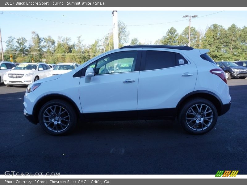Summit White / Shale 2017 Buick Encore Sport Touring
